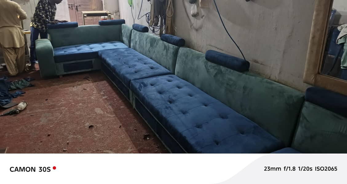 L shape sofa set 19