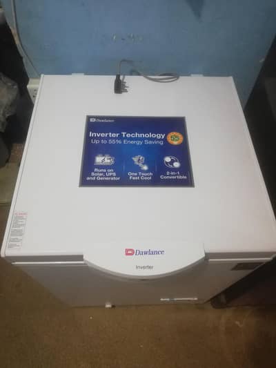 Dawlance inverter deepfreezer single door new zero meter