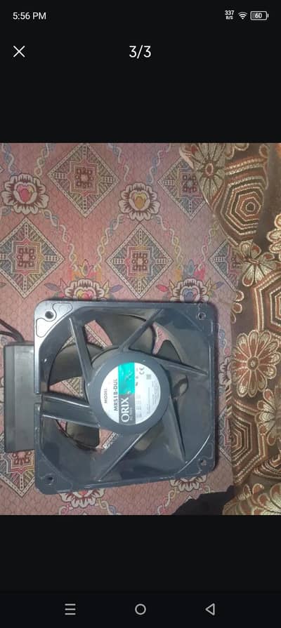 exhaust fan 10 by 10 condition me ha jisko chaiye rabta kar sakta ha