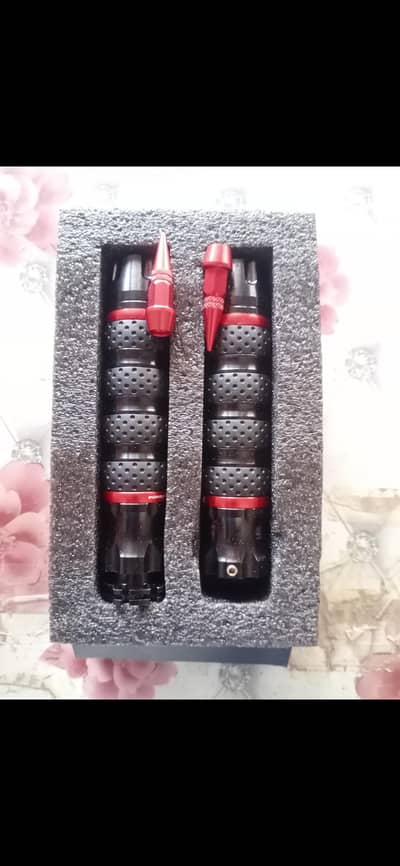 Bike Grips + 2 Nozzles Set New