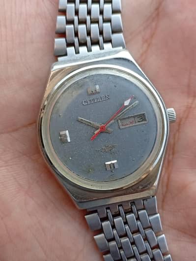 Citizen Eagle 7 Vintage Automatic Day-Date Stainless Steel Men's Watch