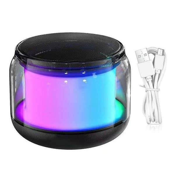 RGB LED Light Bluetooth Speaker: Compact Wireless Speaker with Powerful Sound