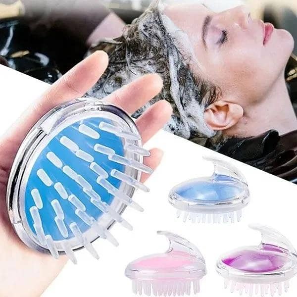 Premium Soft Silicone Head Scalp Massager Brush for Deep Cleansing, Hair Growth & Relaxing Bath Massage