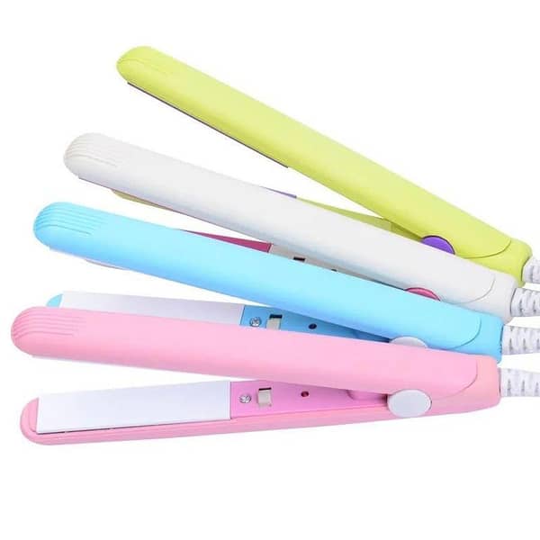 Mini Hair Straightener Portable – Fast-Heat Flat Iron for Women, Compact Travel Styling