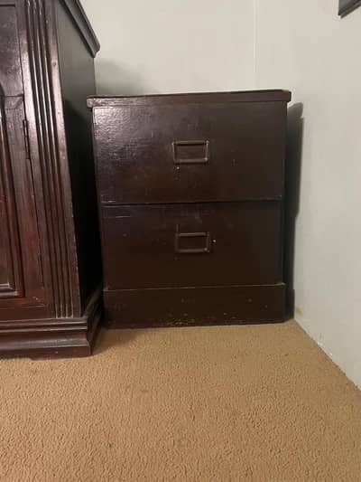 dressing table with extra storage drawers
