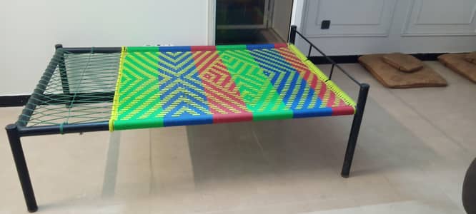 Single Iron Palang/Charpai - strong metal frame - 10/10 condition