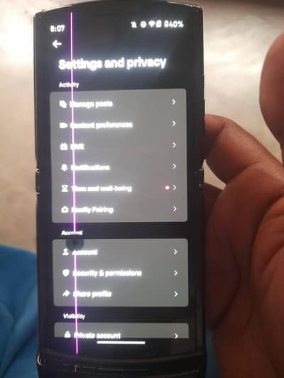 Motorola Razr 6gb 128gb sim time available Esim