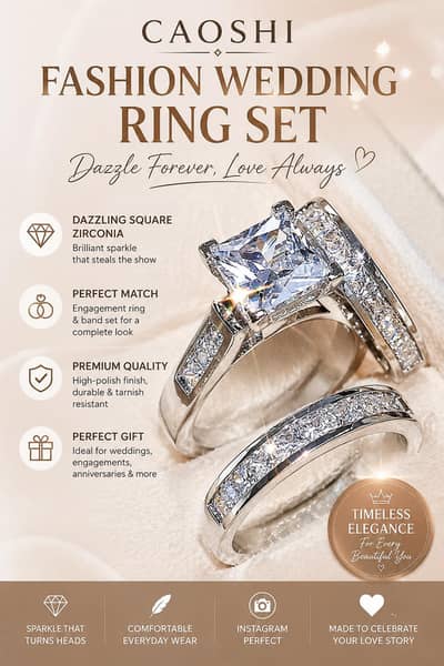  Fashion wedding ring 