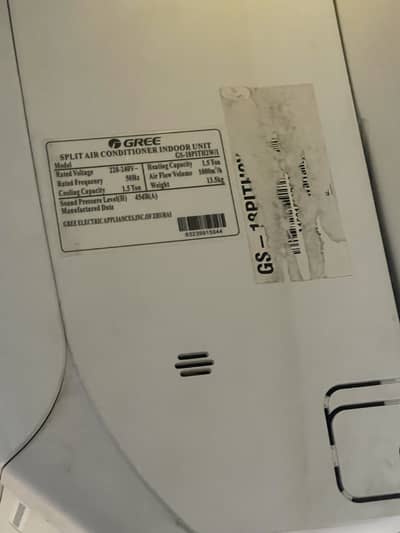 Gree 1.5 in perfect condition