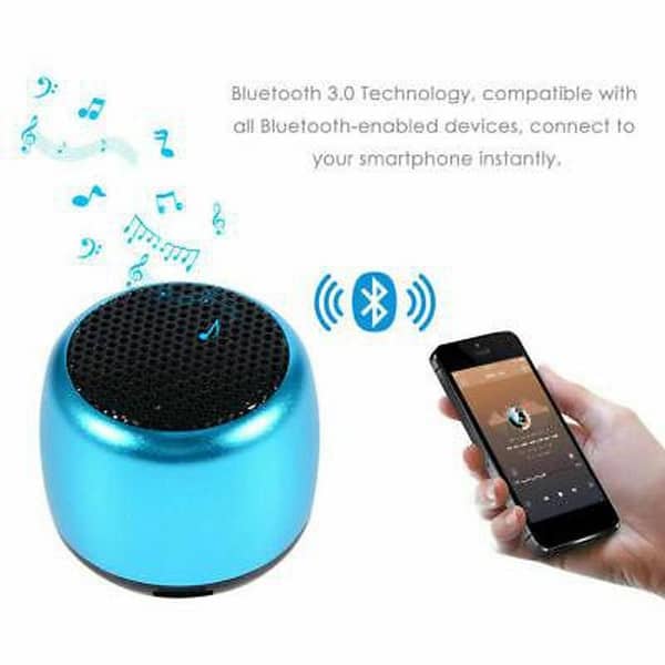 Mini Bluetooth Speaker TWS Speakers IPX6 Wireless Portable Speaker with 360 Degree Surround Sound, Voice Assistant