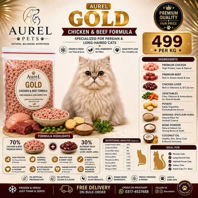 Cat food dog food