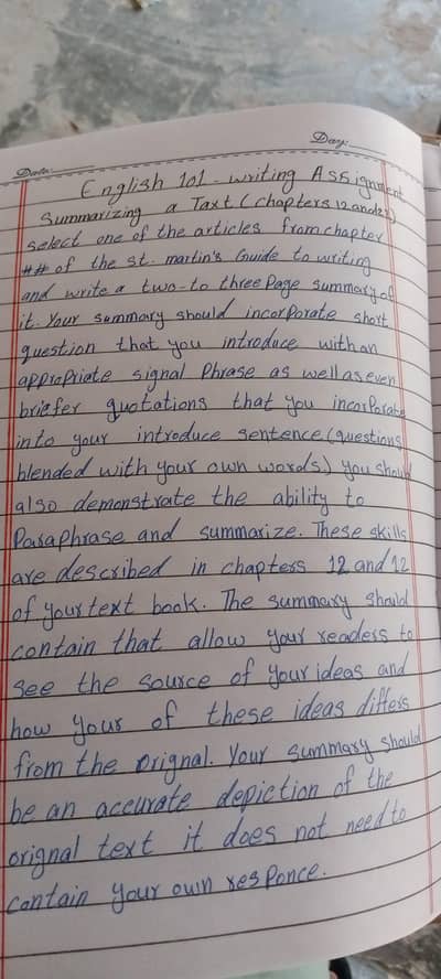 assignment writing