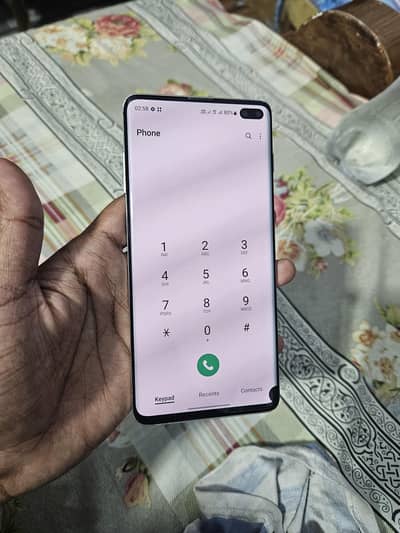 Samsung S10 Plus 8by128gb Dual Offical PTA Minor dot Only