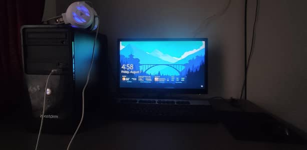 Gaming Pc setup - Rx580 8gb | i5-3350 3.30 GHz | 16 GB Ram | Monitor
