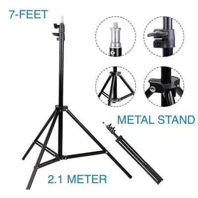 7 Ft Ring Light Adjustable Stand free delivery parcel check before pay