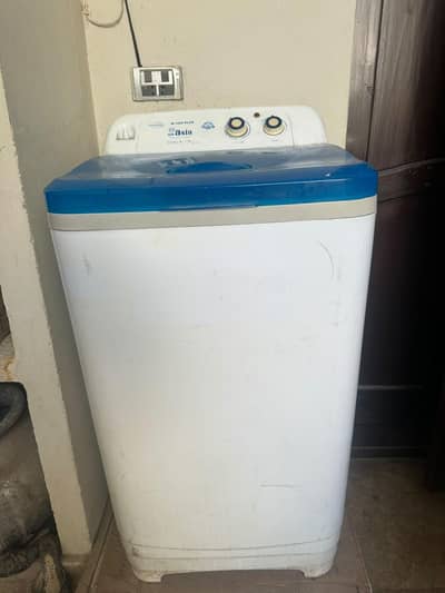 asia washing machine new condition