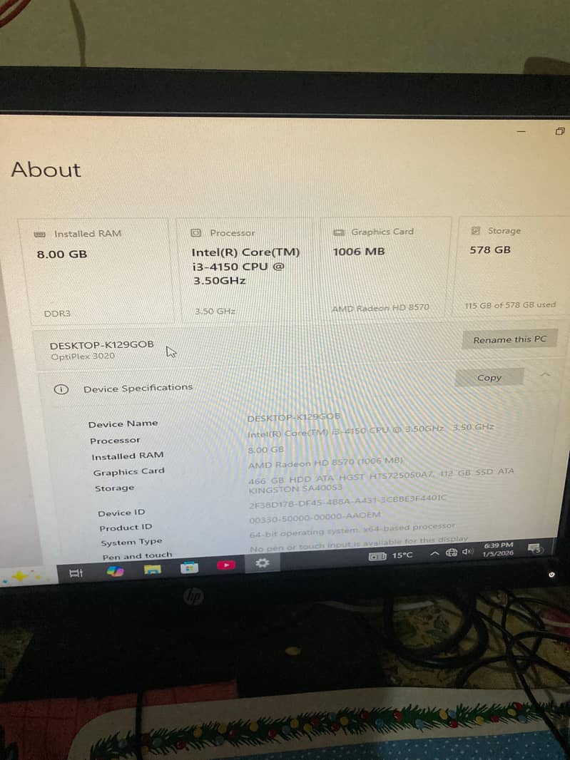 Dell Full PC 5