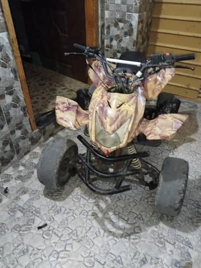 chines atv all ok ha ha sirf disk brake ka km honay wala ha 0307417362