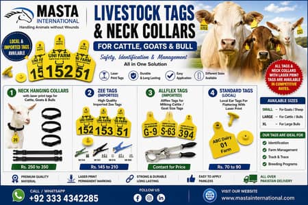 Cow Tag / Cattle Tag / Goat Tag / Ear Tag / Neck Tag / Tag for sale
