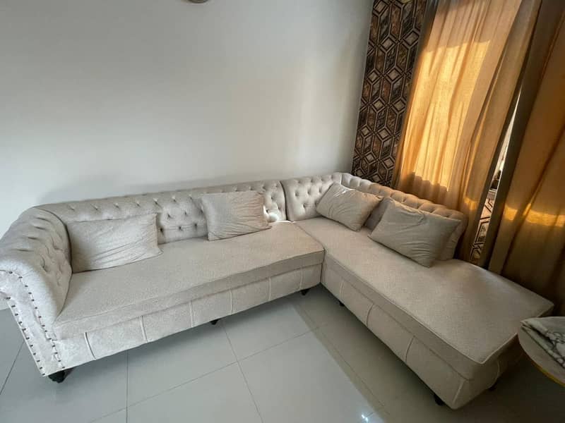L shape sofa set 0