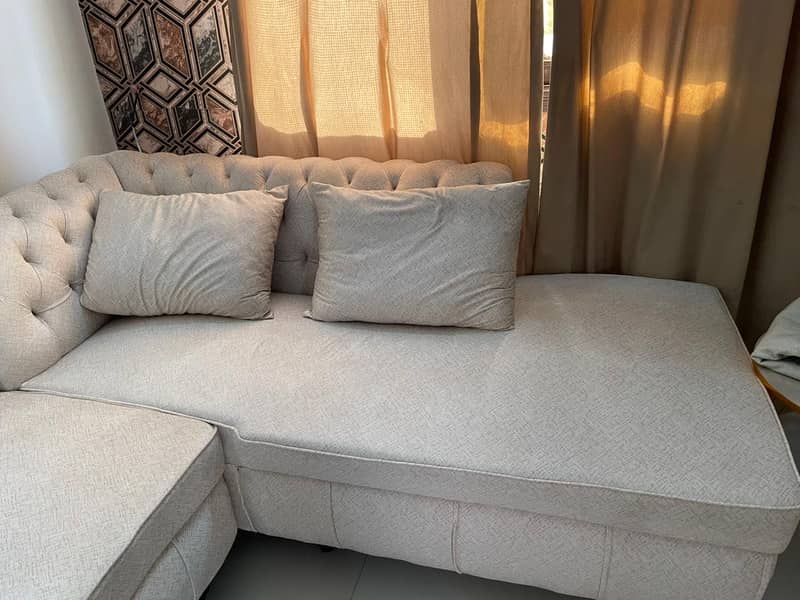 L shape sofa set 1