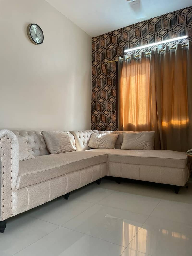 L shape sofa set 2