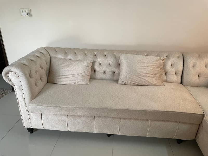 L shape sofa set 3