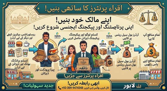 apnay Boss Khud Banein! Custom Boxes Aur Packaging Bech Kar Bada Munaf