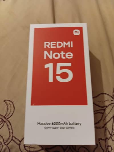 Redmi note 15 box open full warranty