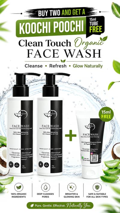 Facewash Organic by Clean Touch