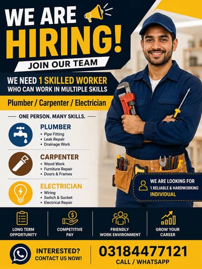 Plumber/Carpenter/Electrician