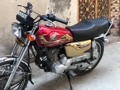 Honda 125 2022 converted into 2026 gold addition