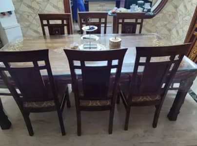 Dining table with 8 chairs
