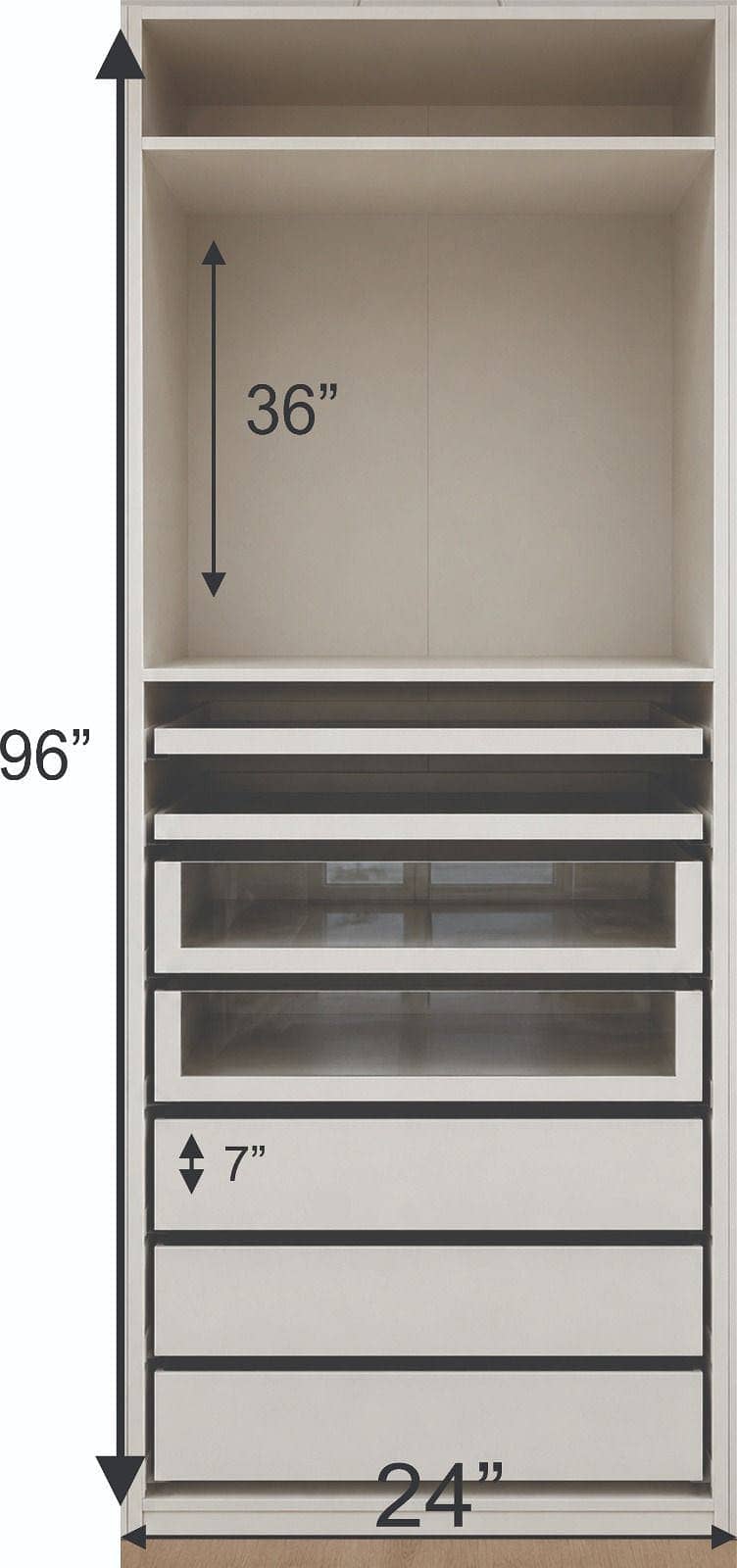 Open wardrobe 1