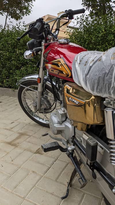 Honda Cg 125 Red Gold