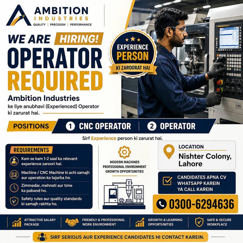 CNC router operator 0