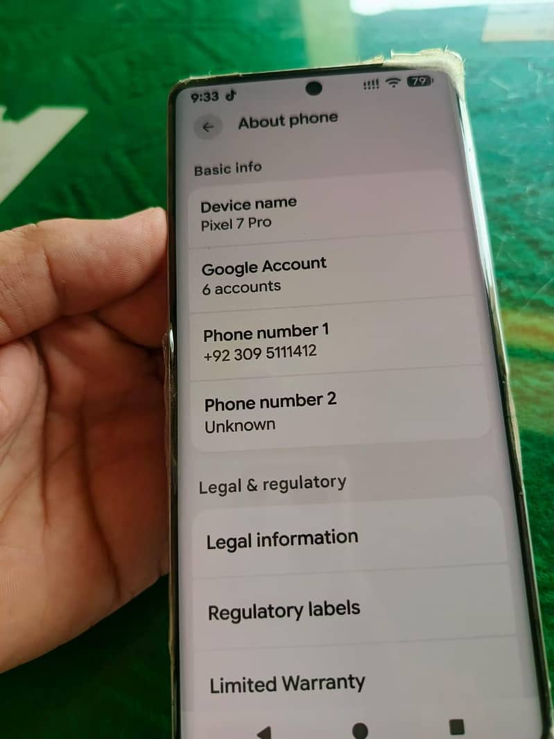 Google Pixel 7 Pro 6
