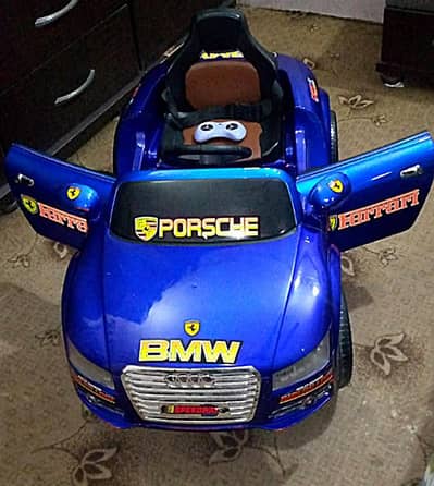 kids ride on electric car with remote control and self operated