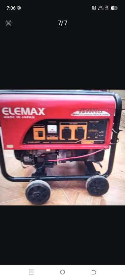 elimax janrator 3.5 kva 03340039213