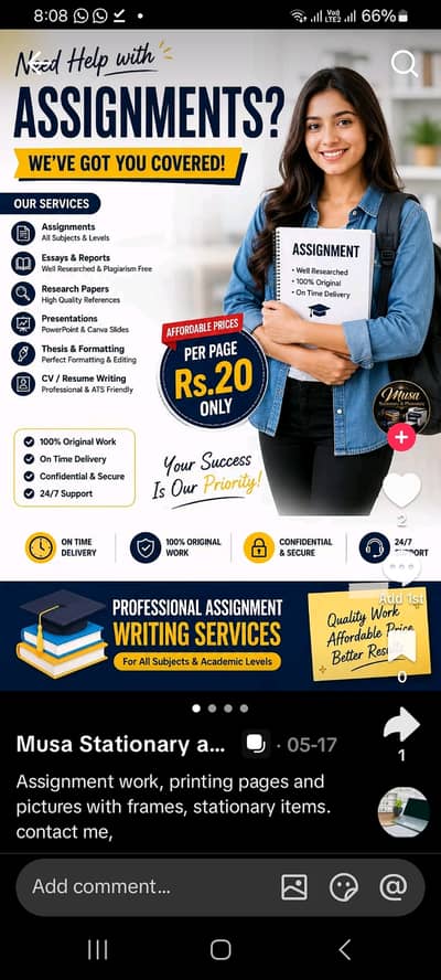 Online assignment 2026