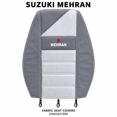Suzuki Mehran Fabric Seat Covers 8 Pcs Complete Set