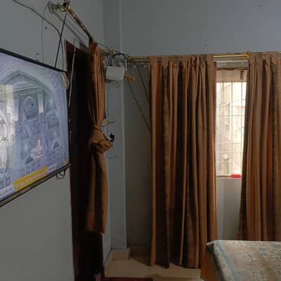 Sale flat 2 bed d d ist floor Soliera apartment park facing johar chowrangi