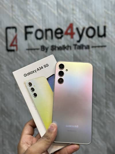 Samsung A34 5G 8GB/256GB Official Pta Approved Comp Box