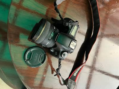 Canon 60D with a 50mm f/1.4 lens