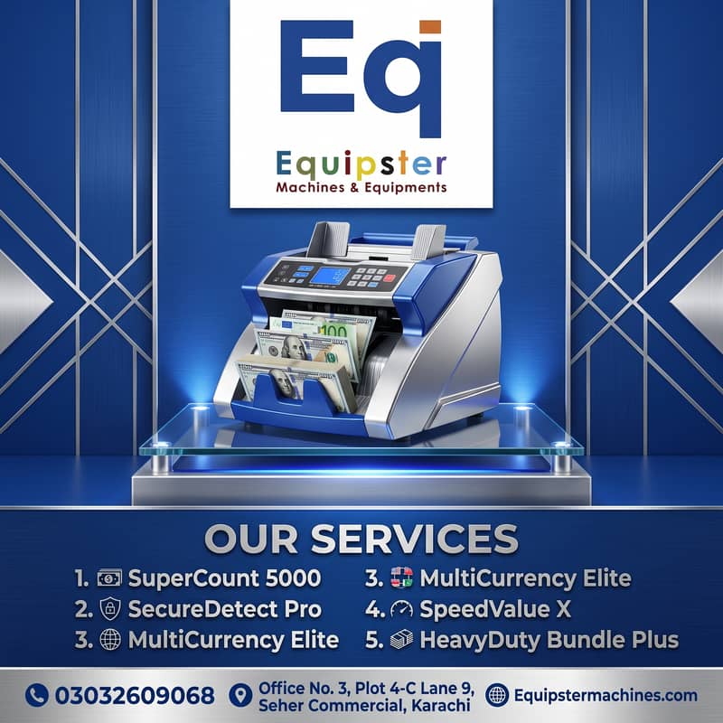 Currency Counting Machine/ Mixed Value Counter/ Note Counting Machine 9