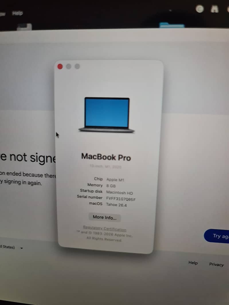 MacBook Pro M1 2