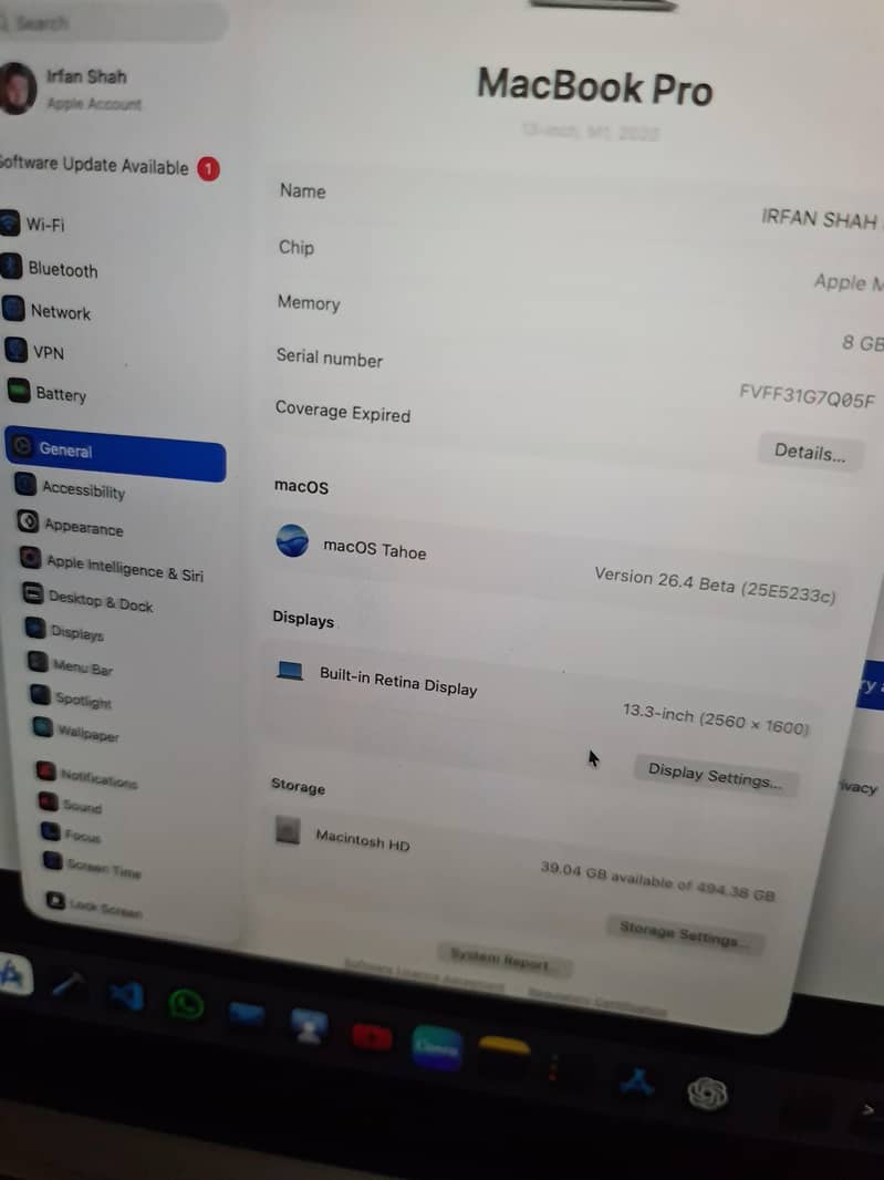 MacBook Pro M1 3