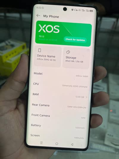 Infinix Zero 40 5G Dimensity 8200 Wireless Charging