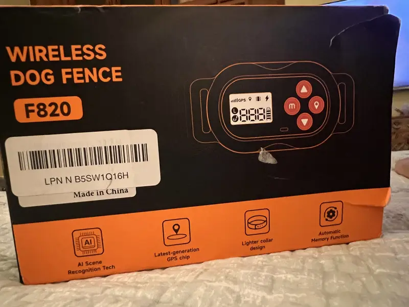 Wireless GPS Dog Fence F820 | Safety Collar | Like New — photo 2