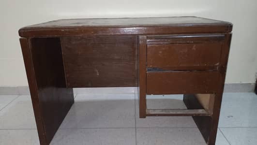 heavy wood study table/office table